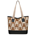 Women's bag 2024 new shoulder bag large capacity handbag fashionable versatile canvas bag commuter tote bag