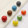 Colorful ceramic handle round handle bookcase wardrobe door handle chest handle drawer door heart handle