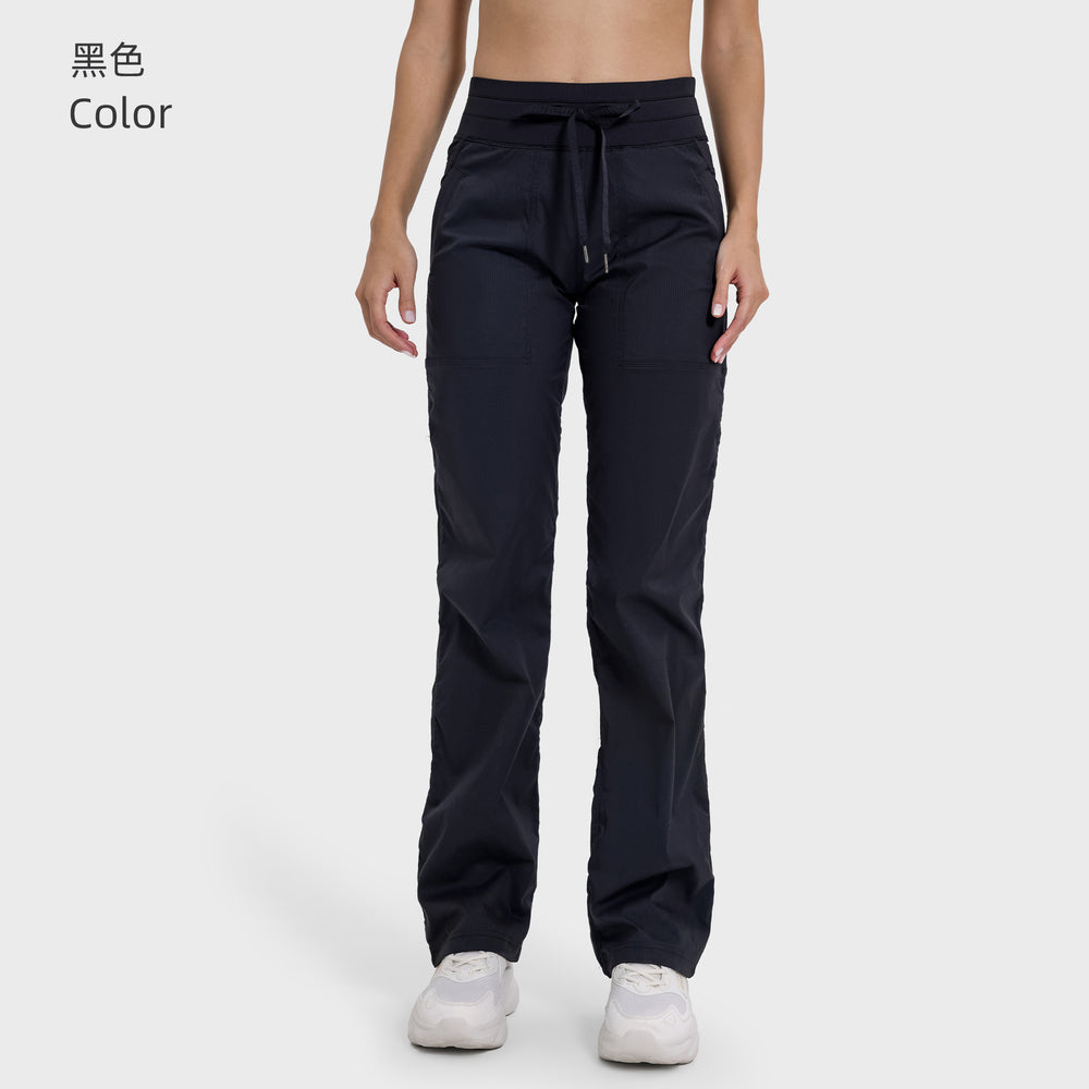 Women's active pants - casual, commute, running, fitness - loose fit, versatile straight leg, quick-dry, breathable - dss071