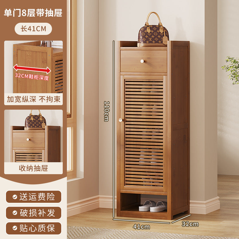 Simple shoe rack at home, large-capacity shoe cabinet at the door, cabinet for storing shoes, dustproof 40 pairs of shoes, new door cabinet