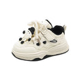 Girls' casual sneakers, kids' athletic board shoes,  spring/autumn new arrivals, soft sole cartoon sneakers for boys, white shoes for ages 1-6