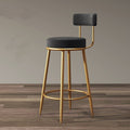 Accessible luxury bar chair for home back chair iron stool high stool bar chair scandinavian sedentary bar chair none