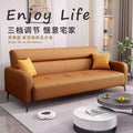 Foldable sofa bed multifunctional sofa small apartment living room dual-purpose single/double cat paw leather bedroom sofa