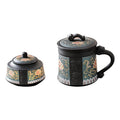High-end zisha tea set - premium business gift, kung fu tea ceremony gift box, complete teapot and teacup set, light luxury style