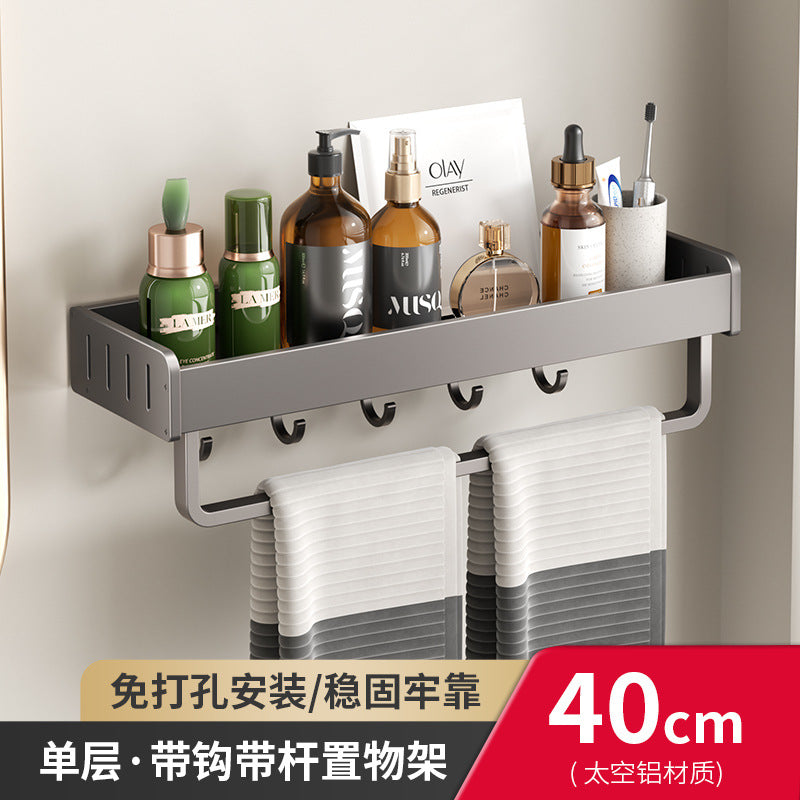 Removable bathroom rack No punching toilet toilet washstand toilet wall mounted bathroom storage rack