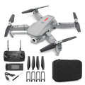 E88pro drone 4k aerial photography hd brushless remote control aircraft optical flow foldable quadcopter kids toy