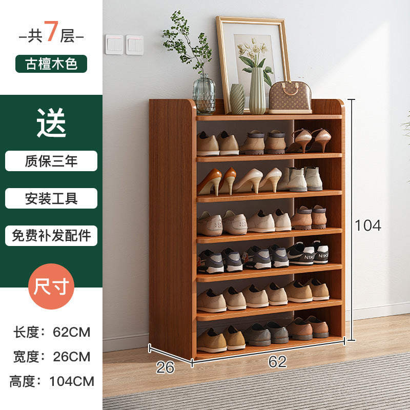 Shoe rack home door multi-layer small narrow simple storage artifact space saving 2025 new storage shoe cabinet