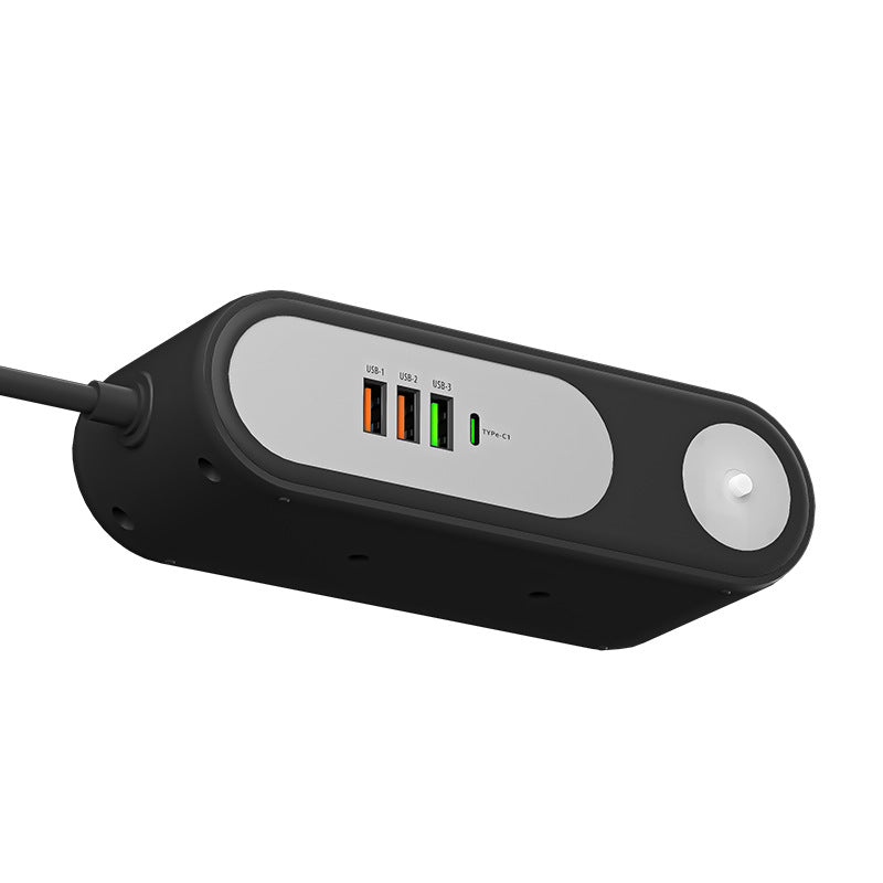 Smart socket wireless charging high power office power strip multifunctional for homeusb student dormitory fast charging power strip