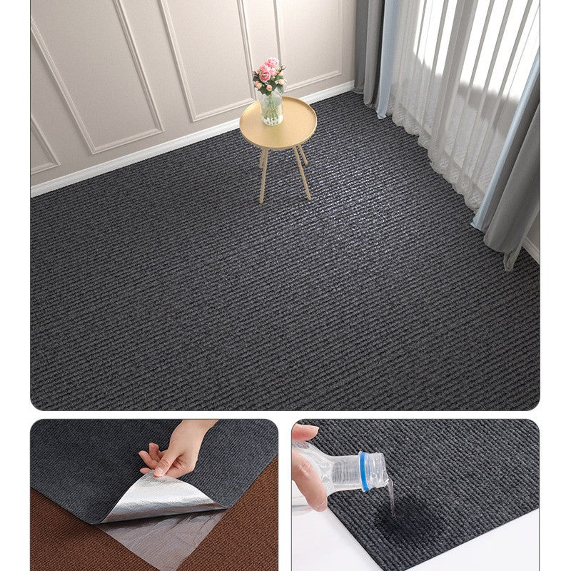 Spot splicing carpet square blanket non-slip living room bedroom children's room sound insulation floor mat dirt-resistant cat scratch self-adhesive carpet
