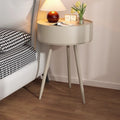 Scandinavian small round table coffee table sofa side table balcony bedroom casual rental room living room simple round small coffee table