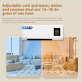 Wall-mounted fan heater electric heater for home wall-mounted desktop small bathroom bathroom heater cross-border in stock