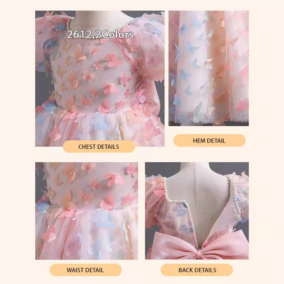 exclusive: kids' dress for girls, perfect for birthdays, first birthdays, performances, and formal occasions. available in sizes for ages 3-8