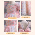 exclusive: kids' dress for girls, perfect for birthdays, first birthdays, performances, and formal occasions. available in sizes for ages 3-8