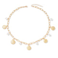 Wholesale imitation pearl necklaces: european and american cross-border fashion ins accessories for women - minimalist design, round and irregular chokers