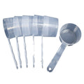 Mask measuring spoon 50ml plastic feed fertilizer pesticide measuring spoon laundry detergent powder spoon filled with water 50g