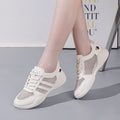 Mesh hollow-out white sneakers - student style, new spring/summer 2025 collection, flat, breathable casual shoes, street style g8992