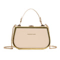 Chain box handbag - trendy, minimalist shoulder bag - candy color crossbody bag - chic & stylish commuter bag - fashionable