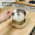 304 stainless steel kids food bowl baby non-slip suction cup bowl oem personalized baby anti-scald food bowl