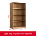 Thickened back panel 4 grids 80*40*180 wood color including installation