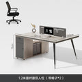 Staff office desk and chair combination casual modern double four-person seat staff table six-person slot screen office table