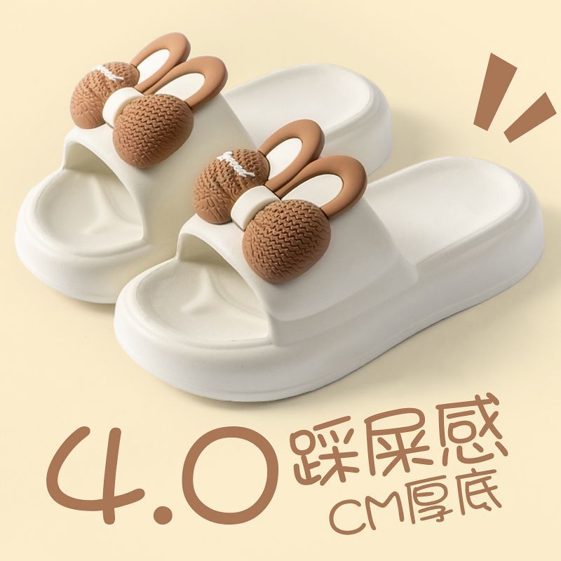 New arrival cartoon cute sandals for women 2026 popular home thick soleoutwear bathroom bath non-slip slippers wholesale
