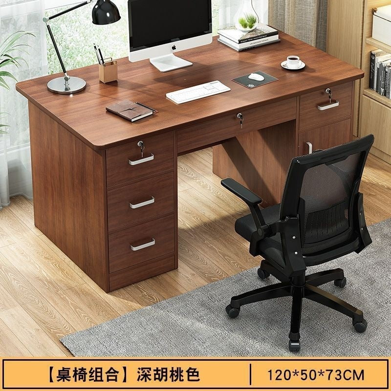 Computer desk desktop home desk bookcase all-in-one office desk minimalist modern bedroom writing desk student study table