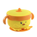 Baby food bowl, insulated water bowl, drop-proof, anti-scald stainless steel cup, special bowl for eating, with suction cup tableware
