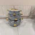 1.5l-2.5l-4.0l food warmer containerforeign trade 3pcs thermal insulation box set