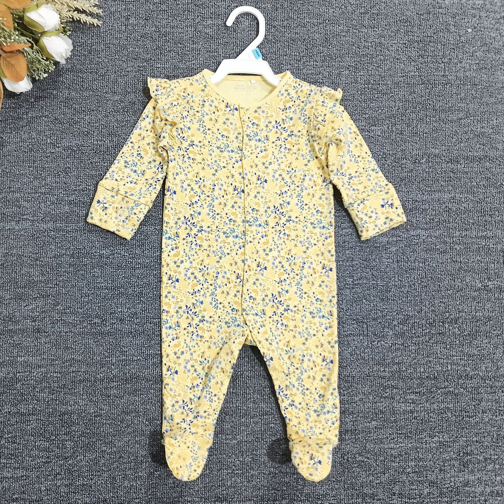 Next baby romper - all-season long sleeve bodysuit - newborn crawling suit - baby girl pajamas - floral print air conditioning suit - crawling suit