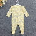 Next baby romper - all-season long sleeve bodysuit - newborn crawling suit - baby girl pajamas - floral print air conditioning suit - crawling suit