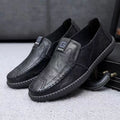 Spring/summer new arrivals: men's leather shoes - versatile korean & british style, trendy fashion, business shoes, slip-ons, casual shoes - dropshipping available