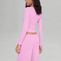 new cross-border modal wide-leg pants & breathable top set - loose fit, drapey trousers, casual relaxed activewear set