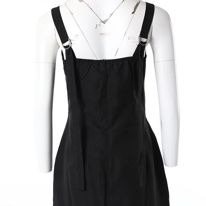 Spot  2023 spring and summer new temperament vest dress, independent station  women's clothing