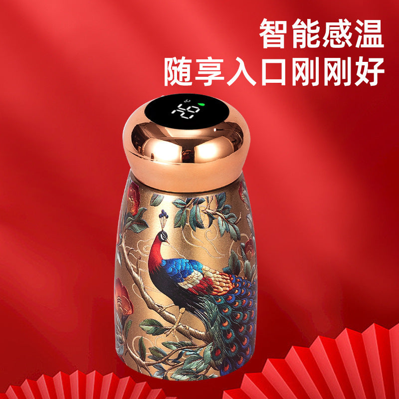 National style mushroom cup little fat stainless steel thermos cup compact mini flap pocket pants cup portable thermos cup wholesale personalized