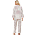 European and american cross-border   summer new long-sleeved pants heart cardigan loungewear set pajamas for women