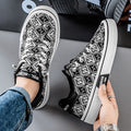 Old beijing cloth shoes for men 2025 winter new canvas shoes thin trendy shoes youth trendy easiest for match casual sneakers