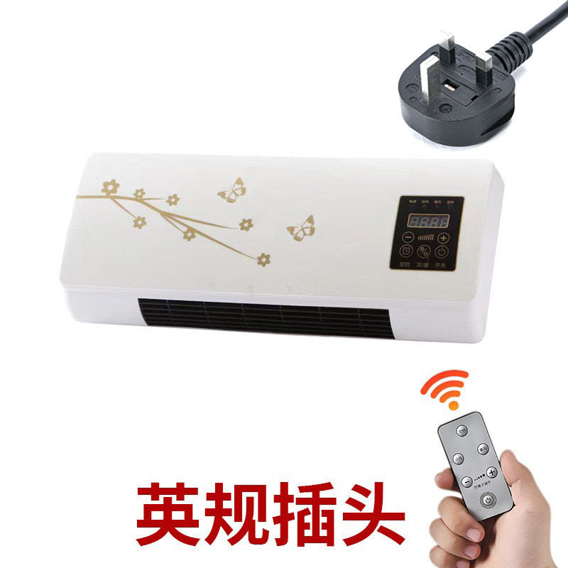 us standard air cooler remote control adjustable indoor wall-mounted heater for home heating and cooling dual-purpose energy saving and power saving