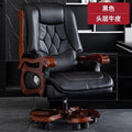 Imperial chair spring cushion computer chair boss chair office luxury genuine leather reclining massage executive chair