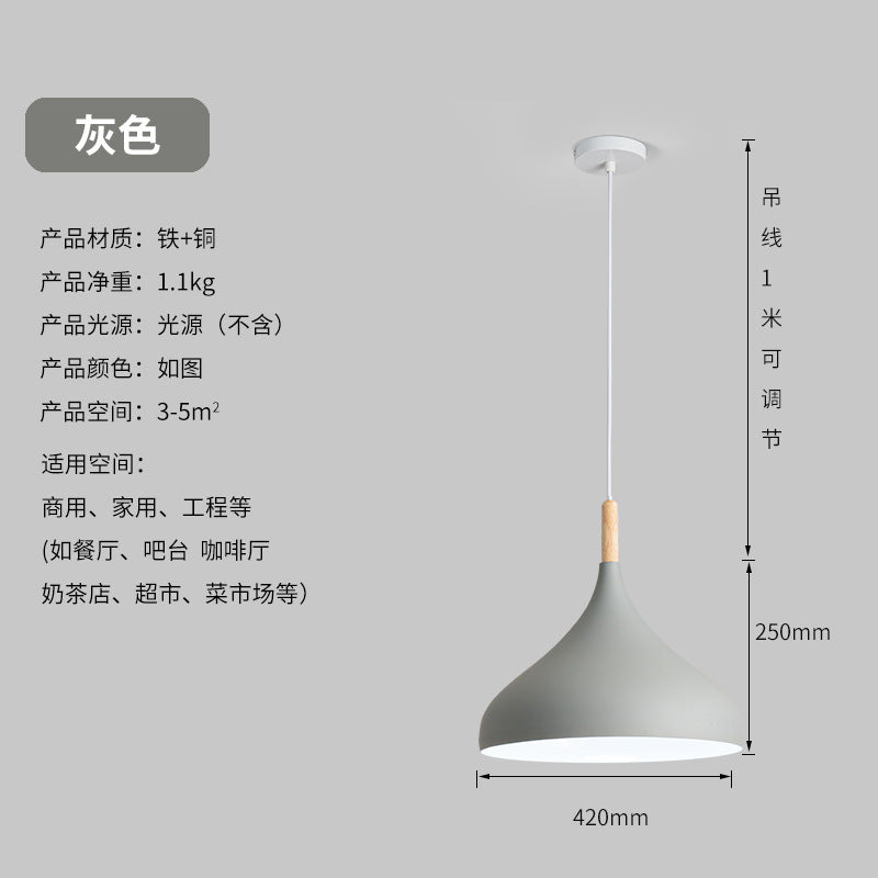 LED fresh light vegetable market fruit stall lampshade supermarket catering chandelier commercial dining chandelier color lighting chandelier