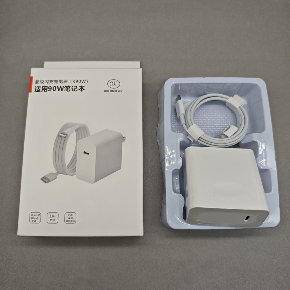 Pd90w gan charger compatible with huawei 65w laptop super fast charging adapter set