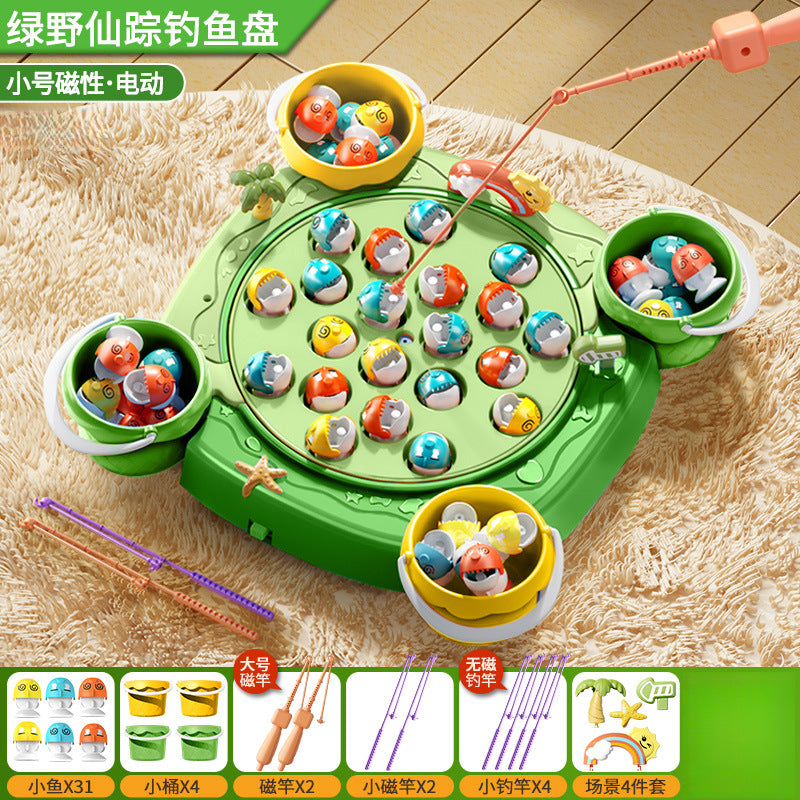 Baby electric magnetic fishing toy for kids, ages 1-2, 3, educational toy for children, two and a half weeks old, boys, girls, toddlers