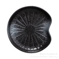 Japanese style dinner plate, dessert plate, cake plate, ceramic creative snack plate, tableware, bone plate, afternoon tea melon seed plate wholesale