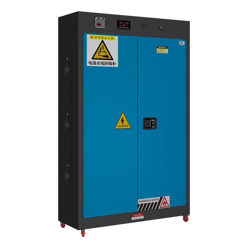 Industrial lithium battery charging cabinet Lead battery fire protection cabinet Safety box Household electric battery car charging explosion-proof cabinet