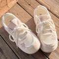 Star white shoes women's summer breathable mesh shoes new arrival with skirt shoes easiest for matchthick sole sports sneakers