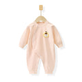 Baby onesie spring & fall cotton long sleeve sleepsuit romper newborn unisex monk suit seamless bodysuit