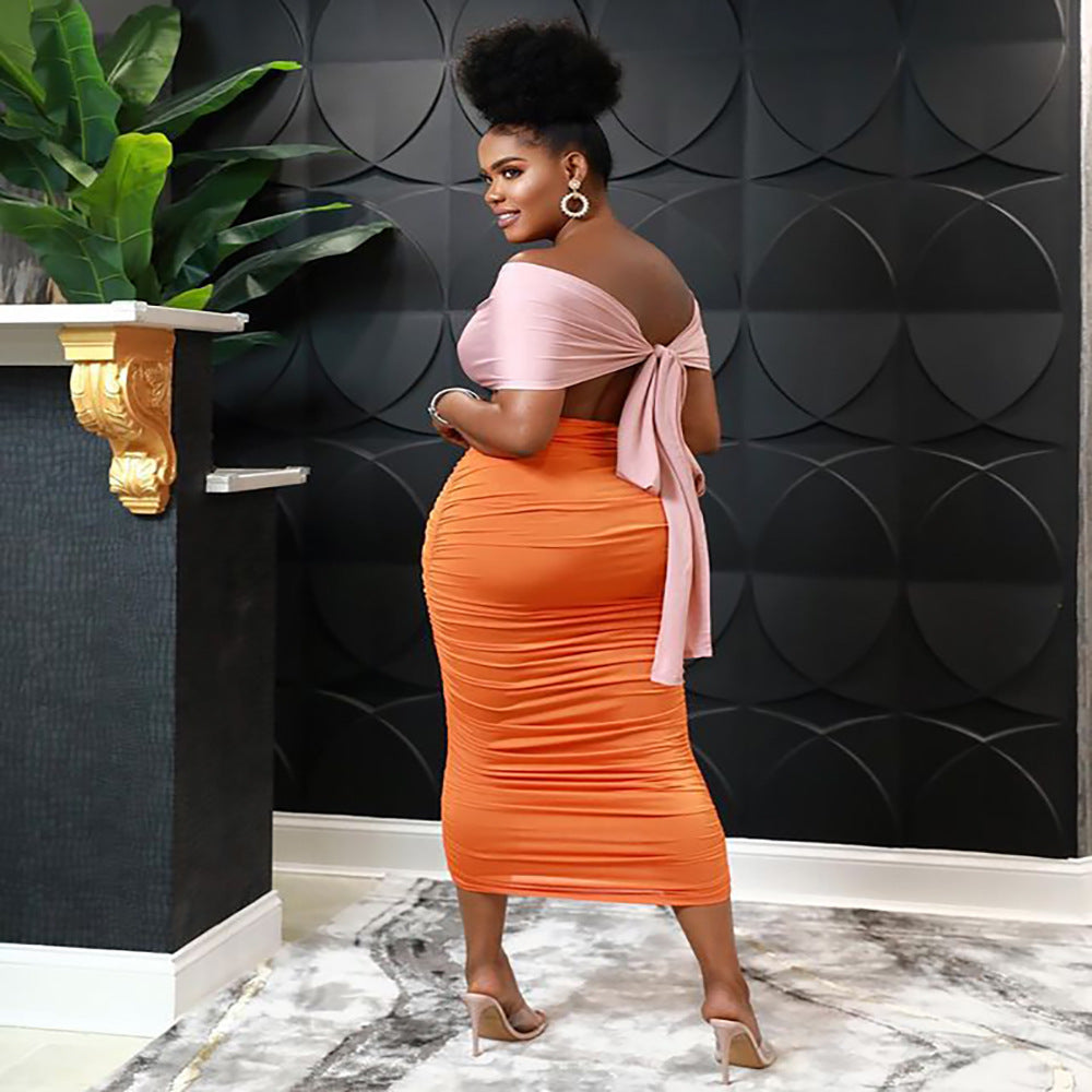 sourcing: european & american apparel -  hot seller: sexy off-the-shoulder, bandeau, tie-up, stretchy bodycon dress for nightclubs & parties