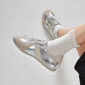 Argan shoes women's summer thin breathable white shoes 2026 new arrival ballet training shoes popular lightweight dad shoes