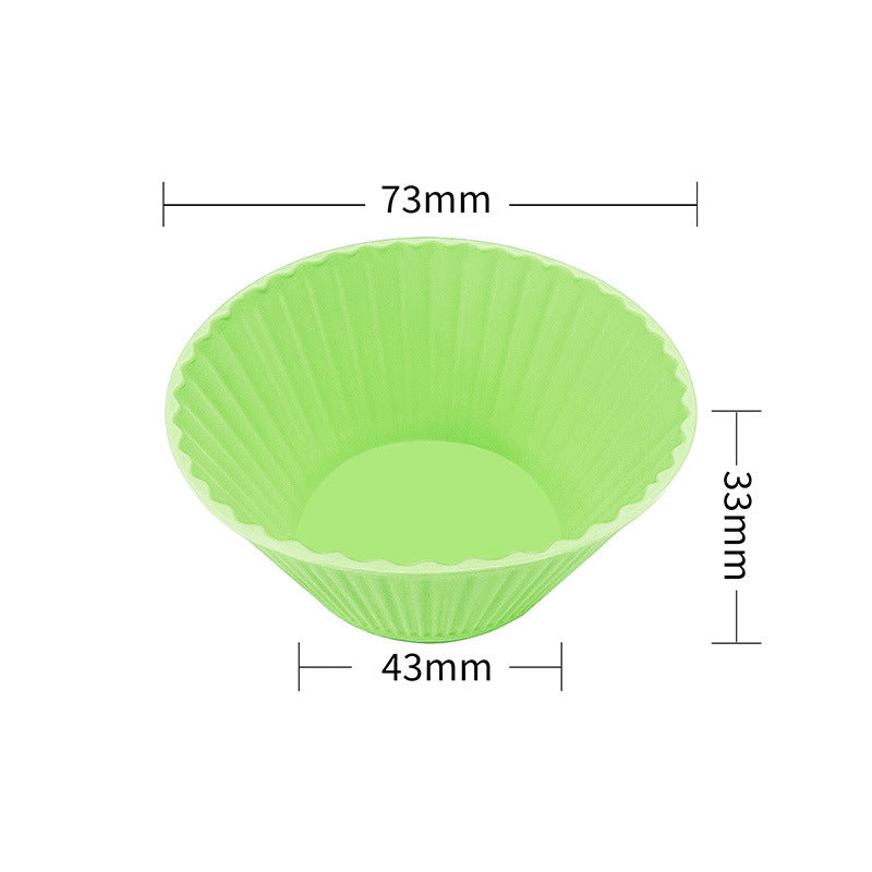 Cross-border silicone muffin cup cake mold high temperature baking tool silicone cake mold DIY silicone cake mold