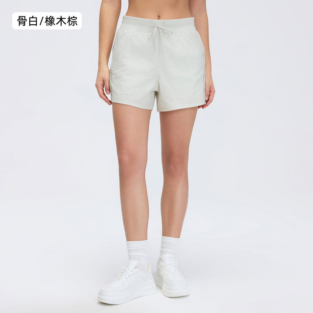 Women's high-waisted athletic shorts - summer quick-dry breathable running capris - outdoor training yoga fitness shorts d26045