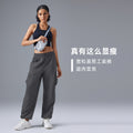 New women's cargo pants - loose fit, jogger style, wide leg, athletic & fitness, outdoor commute, versatile casual trousers d25089